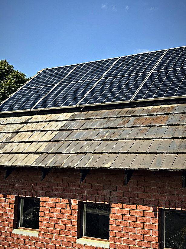 Full roof solar installation on a Gauteng home